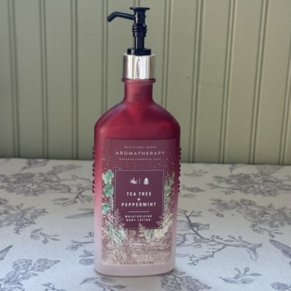 BATH & BODY WORKS AROMATHERAPY TEA TREE PEPPERMINT MOISTURE BODY LOTION 6.5oz